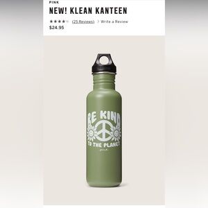 Victoria’s Secret Pink limited edition Kanteen water bottle